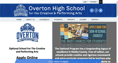 Desktop Screenshot of overtonhs.net